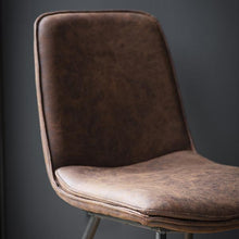 Load image into Gallery viewer, Aaron Set of 2 Dining Chairs in Brown