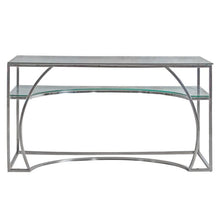 Load image into Gallery viewer, Reign Stainless Steel Desk in Silver
