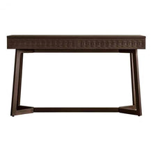 Load image into Gallery viewer, Hayleigh Mango Wood Two Drawer Desk in Brown