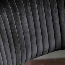 Load image into Gallery viewer, Leia Velvet Swivel Office Chair in Black