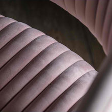 Load image into Gallery viewer, Leia Velvet Swivel Office Chair in Pink