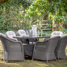 Load image into Gallery viewer, Palma Outdoor 6-Seater Dining Set in Grey