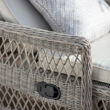 Load image into Gallery viewer, Tuscany Outdoor Rattan Sun Lounger in Stone