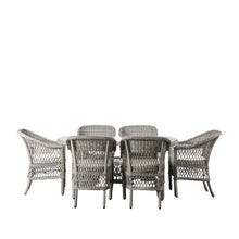 Load image into Gallery viewer, Tuscany Outdoor 6-Seater Dining Set in Stone