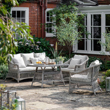 Load image into Gallery viewer, Tuscany Outdoor Sofa Dining Set in Stone