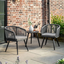 Load image into Gallery viewer, Murcia Outdoor Bistro Set in Charcoal