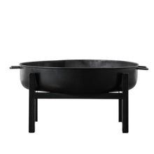 Load image into Gallery viewer, Amalfi Iron Outdoor Firepit in Black