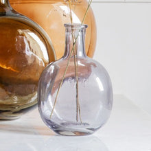 Load image into Gallery viewer, Jess Glass Bottle Vase in Grey