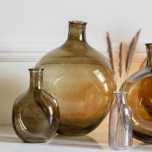 Load image into Gallery viewer, Jess Glass Bottle Vase in Green
