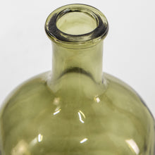Load image into Gallery viewer, Jess Glass Bottle Vase in Green