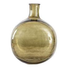 Load image into Gallery viewer, Jess Glass Bottle Vase in Green