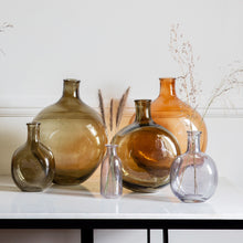 Load image into Gallery viewer, Jess Glass Bottle Vase in Green