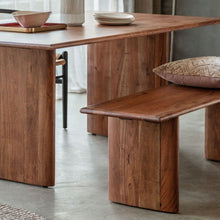 Load image into Gallery viewer, Anaya Acacia Wood Dining Table in Brown