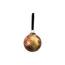 Load image into Gallery viewer, Demelza Set of 6 Marbled Baubles in Antique Gold