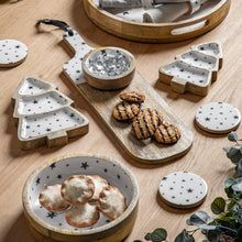 Load image into Gallery viewer, Starry Christmas Tree Serving Platter