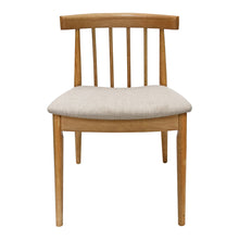 Load image into Gallery viewer, Nissa Set of 2 Wooden Dining Chairs in Brown