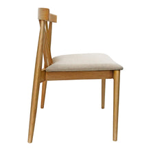 Load image into Gallery viewer, Nissa Set of 2 Wooden Dining Chairs in Brown
