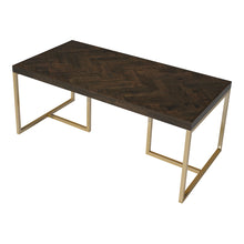 Load image into Gallery viewer, Ellannah Rectangular Wooden Coffee Table in Dark Brown