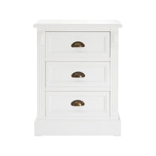 Load image into Gallery viewer, Carrie Three Drawer Chest in White