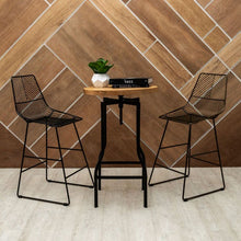 Load image into Gallery viewer, Treina Wire Bar Stool Chair in Black