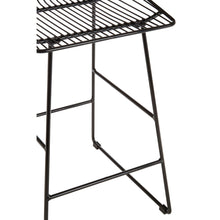 Load image into Gallery viewer, Treina Wire Bar Stool Chair in Black