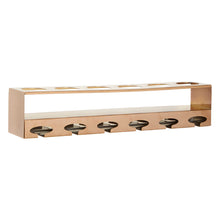 Load image into Gallery viewer, Whitney Wine Rack in Rose Gold