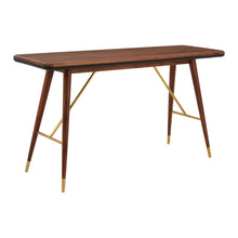 Load image into Gallery viewer, Poppy Console Table in Brass Finish