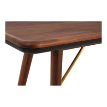 Load image into Gallery viewer, Poppy Console Table in Brass Finish