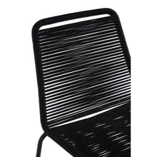Load image into Gallery viewer, Britt Woven Rope Bar Stool Chair in Black