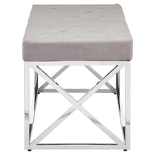 Load image into Gallery viewer, Phoebe Bench in Silver