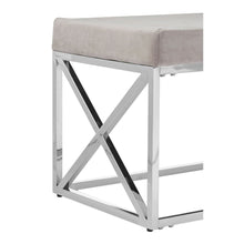 Load image into Gallery viewer, Phoebe Bench in Silver