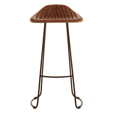 Load image into Gallery viewer, Jane Leather Bar Stool in Brown