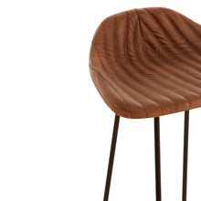 Load image into Gallery viewer, Jane Leather Bar Stool in Brown