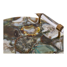 Load image into Gallery viewer, Eletta Agate Tray in Green