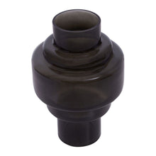 Load image into Gallery viewer, Petra Smoked Glass Vase in Black