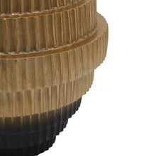 Load image into Gallery viewer, Amalia Vase in Gold And Black