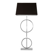 Load image into Gallery viewer, Maci Dual Ring Table Lamp in Black