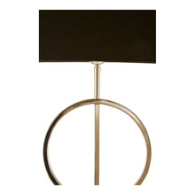 Load image into Gallery viewer, Maci Dual Ring Table Lamp in Black