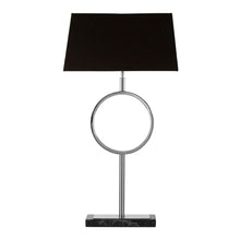 Load image into Gallery viewer, Maci Stone Base Table Lamp in Black