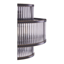Load image into Gallery viewer, Norma 3 Tier Wall Light in Antique Black