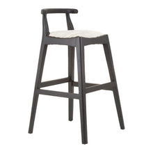 Load image into Gallery viewer, Urma Teak Bar Stool in Black