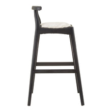 Load image into Gallery viewer, Urma Teak Bar Stool in Black