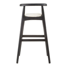 Load image into Gallery viewer, Urma Teak Bar Stool in Black
