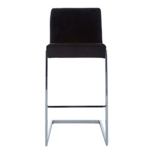 Load image into Gallery viewer, Vic Velvet Bar Stool Chair in Black