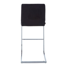 Load image into Gallery viewer, Vic Velvet Bar Stool Chair in Black