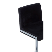 Load image into Gallery viewer, Vic Velvet Bar Stool Chair in Black