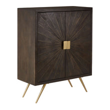 Load image into Gallery viewer, Winona Small Mango Wood Drinks Cabinet in Dark Brown