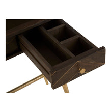 Load image into Gallery viewer, Winona Console Table in Antique Brass