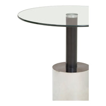 Load image into Gallery viewer, Tisa Round Side Table in Silver