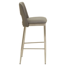 Load image into Gallery viewer, Chelsea Padded Bar Stool Chair in Grey